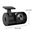 thumbnail image 3 of CxhicLuv Wireless Car DVR Recorder, 1080P WiFi Dash Cam with Night Vision & 170° Wide Angle, Live View Driving Recorder, Automatic Video Looping, and Enhanced Car Safety Features, 3 of 9