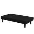 thumbnail image 4 of Serta Laurel Tufted Convertible Sleeper in Black Fabric Upholstery, 4 of 13