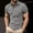 A0187-Gray, variant on POTETI Short Sleeve Polo Shirts for Men Big And Tall Collared Casual Shirts Summer Solid Tops