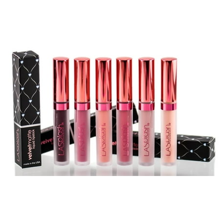 LA-Splash Cosmtics Velvet Matte Liquid Lipstick - Color : Red (Best Revlon Red Lipstick)