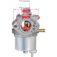 thumbnail image 3 of ICHTHYOSAUR Carburetor, Fuel Pump Replacement for Golf Cart Club Car DS & Precedent Turf Carryall FE290 Engines Carb, 3 of 6