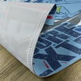thumbnail image 5 of Ambesonne Vintage Place Mats Set of 4, Extreme Sports Retro, Standard Size, Blue and Dark Blue, 5 of 6