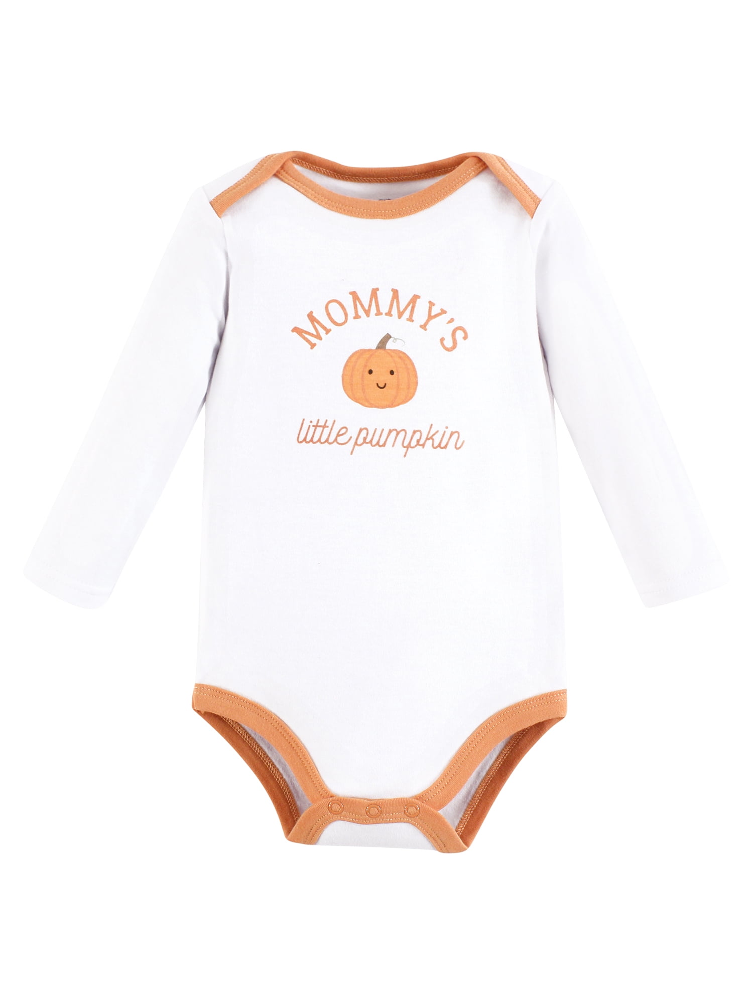 Hudson Baby Cotton Long-Sleeve Bodysuits, 3- Pack, Newborn- 24 Months