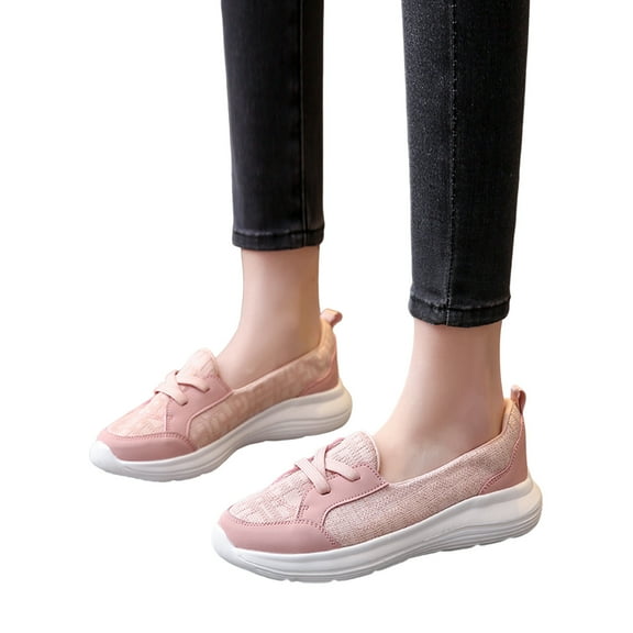 Mostsola Sneakers for Women Slip on Walking Shoes Loafers Comfort Cushioned Non-Slip Nurse Shoes