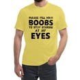 thumbnail image 2 of YDLCAFD Please Tell Your To Stop Staring At My Eyes Thank You T Shirt, 2 of 4