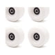 thumbnail image 2 of Sonducket 4 piezas de rueda de patín, componentes rodantes de repuesto, accesorios modificados, ruedas gruesas para patines, accesorio deportivo patinar Blanco, 2 of 6