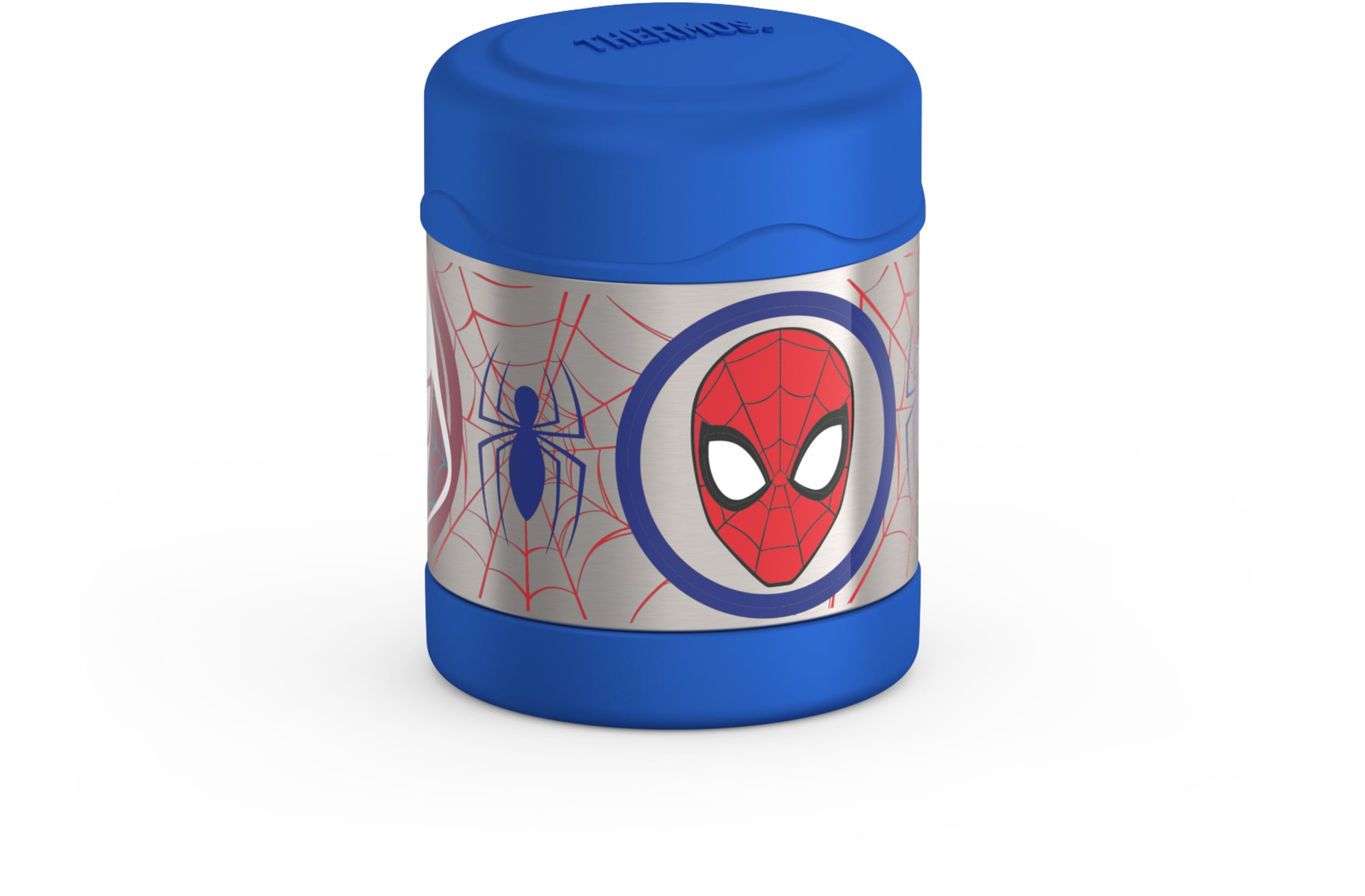 Thermos Kids Pot à nourriture FUNtainer isolé sous vide en acier inoxydable, 295 ml, Spiderman Noir, F30021SP