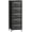Wood Gray, variant on Sorbus Nightstand Dresser with 5 Drawers - Tall Storage Tower Unit Organizer for Bedroom, Hallway, Closet, College Dorm - Chest Drawer for Clothes, Steel Frame, Wood Top, Easy Pull Fabric Bins (Grey)