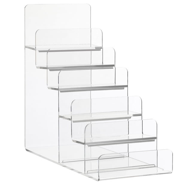 1 expositor de acrílico transparente para bolsos, organizador de joyas, estante organizador para bolsos.