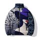 thumbnail image 5 of Abrigo de estilo japonés para hombre, abrigos de invierno geniales, belleza para hombre, bruja, impresión digital 3D de alta calidad, calidez, diosa, moda duradera, 5 of 5