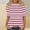 Pink(New), variant on PNTUTB Women Half Sleeves Casual Crew Neck Shirts Pullover Loose Blouse Dressy Fall Basic Tops