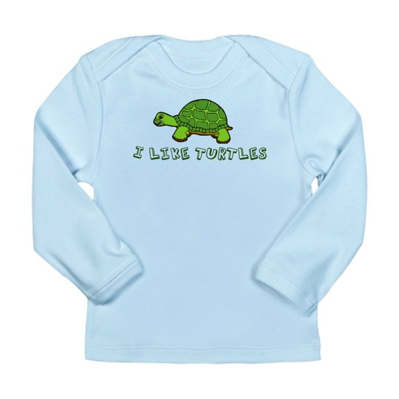 CafePress - I Like Turtles Long Sleeve Infant T Shirt - Long Sleeve Infant T-Shirt