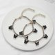 thumbnail image 5 of Pulsera tobillera de mariposa de cadena de diamantes de imitación, tobillera de mariposa de cristal, tobillera tobillera, joyería de tobillera de diamantes de imitación Adepaton BST3002186-1, 5 of 6