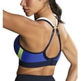 thumbnail image 2 of Panache Boundless Racerback Non-Wire Sports Bra (7341B),36HH,Blue, 2 of 7
