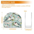 thumbnail image 3 of Birds on Branch and Flowers Napkin Holder for Table Clear Napkin Stand Paper Holder Acrylic Organizer Dispenser Napkins for Dinner Kitchen Restaurant Room, 3 of 8