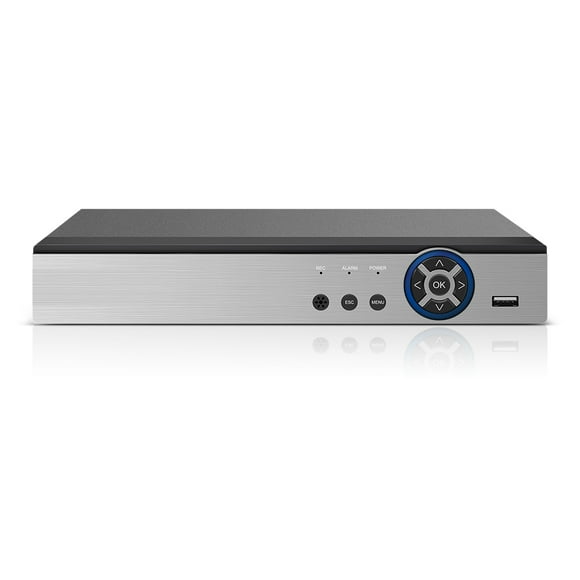 Yeacher 4CH 1080P Digital Video Recorder AHD/Analog/TVI/CVI/ DVR CCTV DVR P2P Remote Phone Monitoring for Home office Security Surveillance System (NO HDD) US Plug