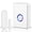 1 receiver 1 sensor, variant on GREENCYCLE Wireless Door Open Sensor Chime, Door Entry Chime with Adjustable Volume, 48 Chimes, Nightlight Function, Magnetic Door Chime for Business Home Office Store, 1 Receiver and 2 Sensors