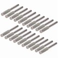 thumbnail image 1 of 20 Pieces Diamond Chainsaw Sharpener, Diamond Chainsaw Sharpener Burr Sharpening Stone for Chainsaws Stone File for Chainsaws 5.5mm (Silver), 1 of 5