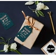 thumbnail image 4 of Inkdotpot Pack Of 100 ThankYou For Celebrating With Us Bridal Shower-Baby Shower-Retirement-Wedding-Birthday Favor Paper Tags Craft Real Rose Gold Foil Hang Tags, 4 of 6