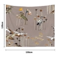 thumbnail image 4 of FHENF Floral Tapestries Vintage Sketched Floral Print Tapestry Waterproof for Wall, 4 of 7