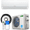 12000 BTU/115V, variant on Waykar 12000 BTU 115V 22 SEER2 Energy Star Mini Split Air Conditioner & Heat Pump, WiFi Alexa Enabled, Pre-Charged R32 Eco Refrigerant, DIY-Friendly Installation Kit