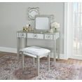 thumbnail image 4 of Linon Madison Silver Vanity Set - White, 4 of 19