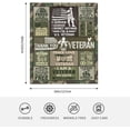 thumbnail image 5 of Veterans Day Gifts Throw Blanket 60" x 50", 5 of 5