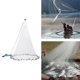 thumbnail image 5 of Red de pesca de lanzamiento rápido a mano, malla de nailon, cordón, cadena, parte inferior abierta 8 pies, 5 of 9