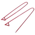 thumbnail image 3 of Abbracc 6Pcs Alloy Metal Knitting Crochet Sewing Needle stitch holders Red 20cm Extra Large, 3 of 7