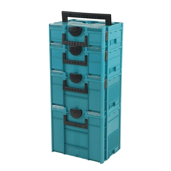 Tool Storage Box, Large Capacity Wide Application Drawer Design Sturdy Structure 40kg Bearing Portable Toolbox for Fasteners