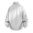 thumbnail image 5 of Lightweight Track Jackets for Men Casual Loose Fit Windbreaker Stylish Light Fall Spring Golf Work Dress Business Coat with Side Pocket, 5 of 7
