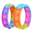 thumbnail image 3 of Juego Push Pop It Burbuja Juguete Antiestrés Pulsera 50 Pcs Xtellar multicolor, 3 of 4