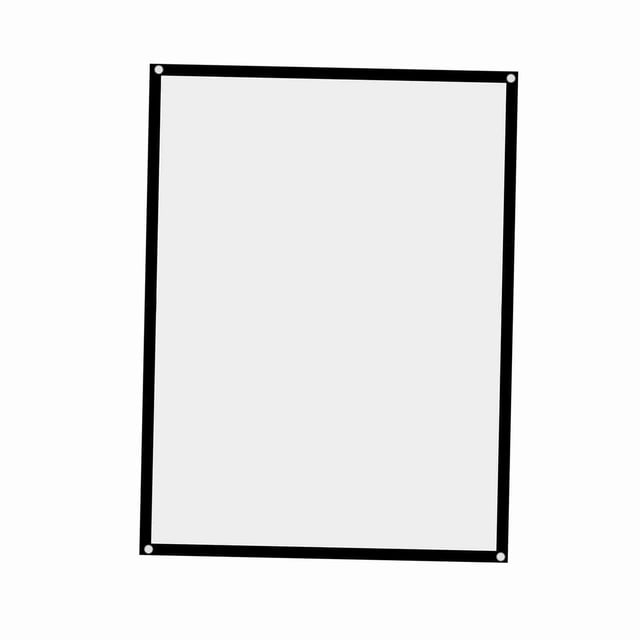 Pantalla De Proyector, 4: 3 Cortina De Proyector Plegable Que No Se Arruga Pantalla De Proyector Para Exteriores Pantalla De Proyector Para Interiores Con Proyector Portátil