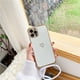thumbnail image 1 of Lindo electrochapado amor corazón collar cordón caso para iPhone 11 12 14 13 Pro Max XS XR X 7 8 Plus Mini SE 3 cordón correa cubierta Deng Xun unisex, 1 of 2