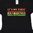 thumbnail image 4 of Inktastic It's My First Juneteenth Red, Yellow, and Green Girls Baby Dress, 4 of 5