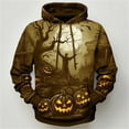 thumbnail image 3 of Yuncity Halloween Hoodies Men 3D Realistic Printed Casual Long Sleeve Mens Hoodie Xxxxl, 3 of 3