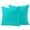 Turquoise, variant on 2 Pack Outdoor Waterproof Throw Pillow Covers,Abstract Turquoise Diamond Leaves Decorative Square Pillow Case Patio Pillowcases for Chair Couch Sofa 16x16in