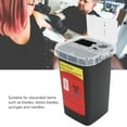 thumbnail image 4 of Blade Disposal Container, Large Capacity Smoothing Surfaces Blade Disposal Case  For Syringes, 4 of 8