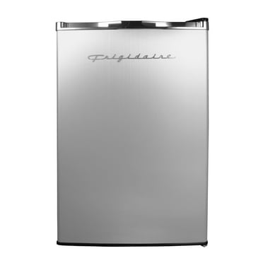 Frigidaire, 4.5 Cu. Ft. Compact Fridge with Chrome Trim - EFR492, Platinum