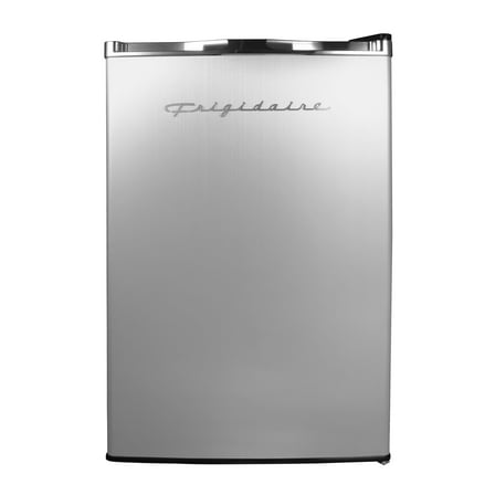 Frigidaire, 4.5 Cu. Ft. Compact Fridge with Chrome Trim - EFR492, Platinum