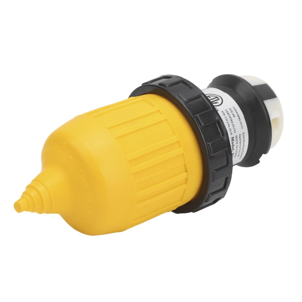 Conector De Cable De Alimentación, Toma De Corriente De Anillo Impermeable 30 Amp 125 V 30 Amp Conector De Bloqueo Con Cubierta Para Embarcaciones Marinas Para Caravana Para ANGGREK Otros