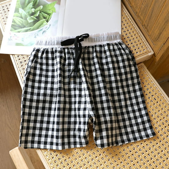 Hfnxid Women Pajama Shorts Women's Fashion Thin Loose Casual Lace Patchwork Home Sleepwear Short Pants