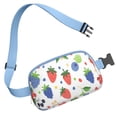 thumbnail image 3 of Waist Packs Bag Strawberry Fruit Waist Bag Running Belt Bag for Jogging for Women Casual Waist Packs with Adjustable Strap Waterproof Belt Bag for Workout Running Travelling, 3 of 7