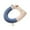 Blue, variant on Clearance! Tunhigl Zipper Model Toilet Seat Household Embroidery Sitting Washer Toilet Seat Cover Cute Washer Universal Toilet Seat