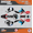 Blue, variant on Kalair GFX Graphics Kit for Honda CRF150R (2007-2023) Division Series