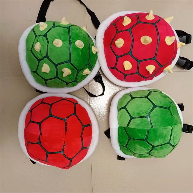 Mochila de dibujos animados de Anime para niños, Koopa, Troopa, concha de tortuga, mochilas escolares de Cosplay, regalo para niños y niñas