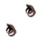 thumbnail image 3 of Matsuzay Anillo de dedal de protección para la yema del dedo, de trabajo manual hecha a mano, manualidades, bordado ajustable, accesorios para Rojo oscuro S 2Conjunto, 3 of 6