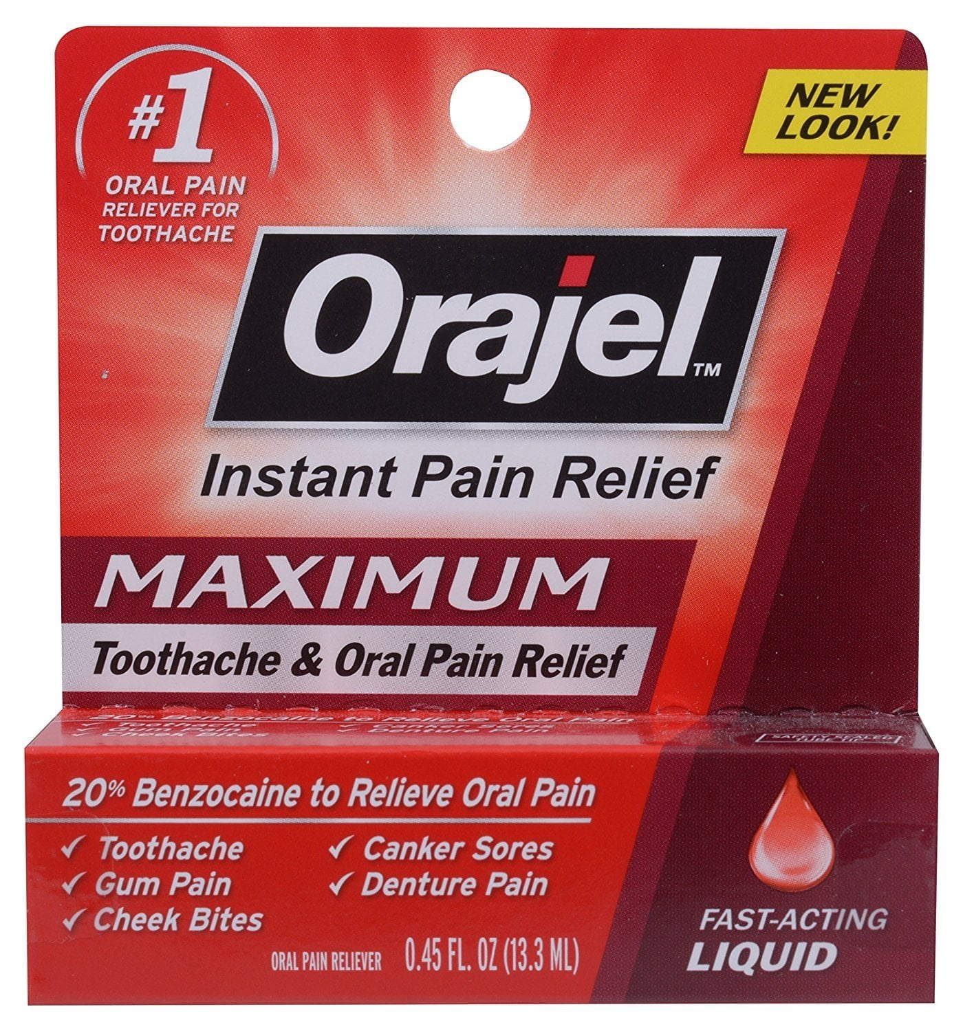 Orajel Maximum Strength Liquid 0.45 fl oz