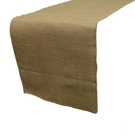 Your Chair Covers - 13 X 108 Inch Jute Burlap Table Runner for Wedding, Party, Birthday, Patio, etc.