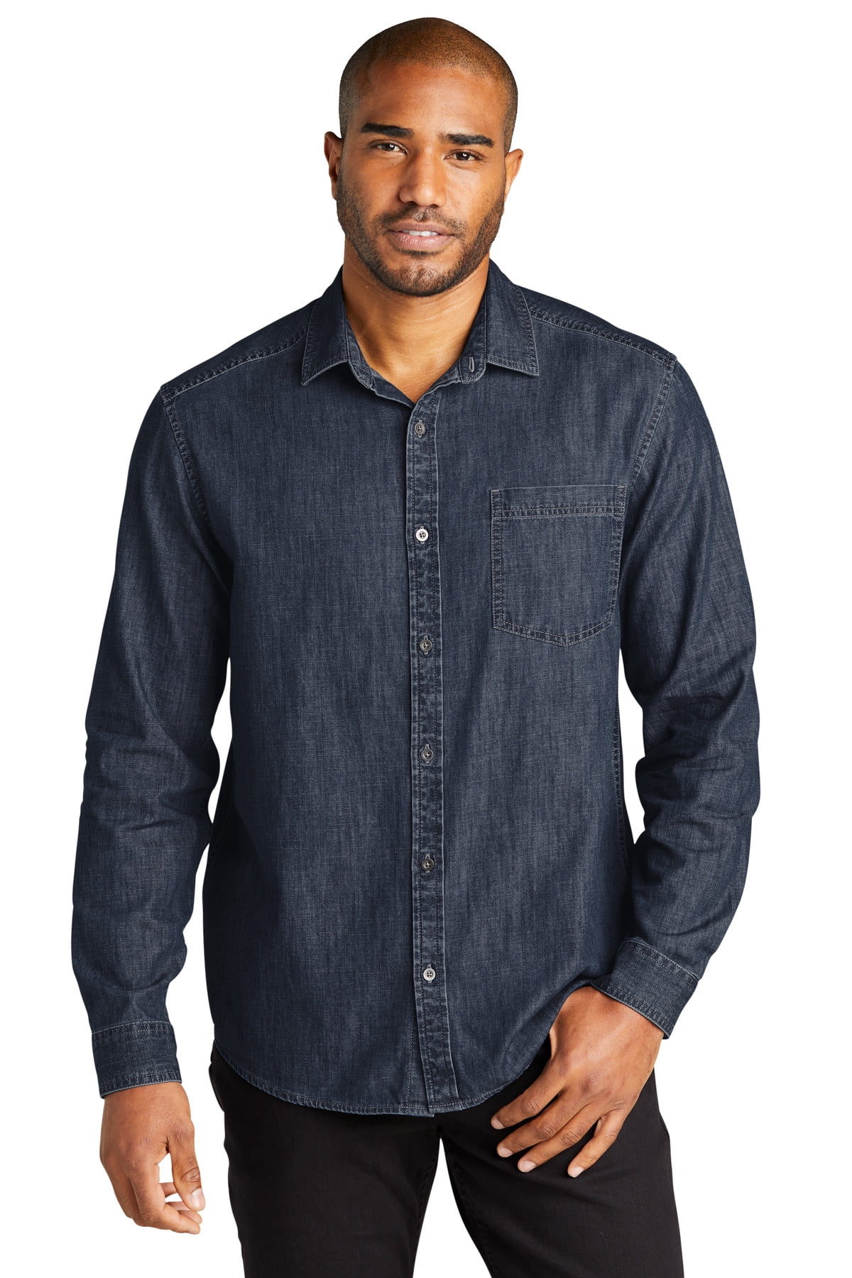 Long Sleeve Perfect Denim Shirt W676 